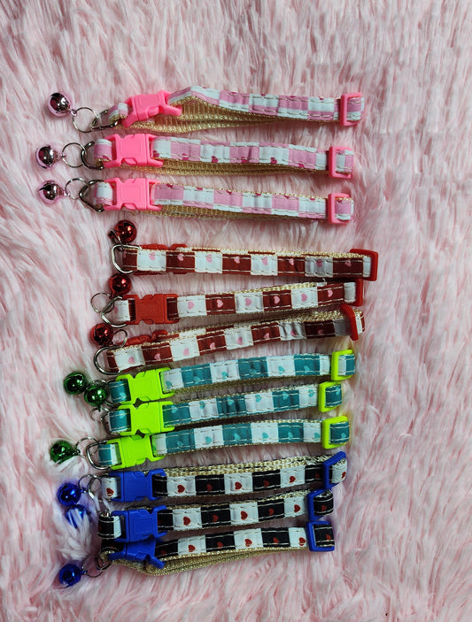 Heart collars variable colors